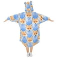 thumbnail image 2 of joogoo Blanket Hoodie for Cute Fox Oversize Sweatshirt 3-14 YR L, 2 of 7