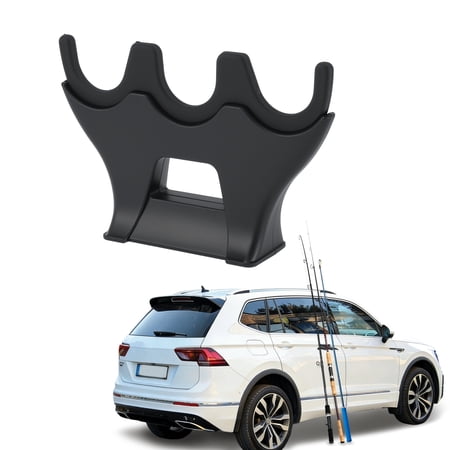 Unique Bargains Magnetic Fishing Rod Holder for Car Black 3 Rods 1 Pcs