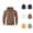 Coffee, variant on Men's Pullover Solid Color Casual Sports Loose Trend Long Sleeve Hooded Sweatshirt Man Men Cotton Hooded Sweatshirt