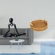 thumbnail image 2 of Figura de escritorio,Escultura abstracta de pensador para decoración de oficina y hogar.,Cestas de almacenamiento,Cestas de almacenamiento de cocina tejidas con asas hechas a mano,Cestas de, 2 of 7