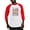 Red/White, variant on CafePress - Nerf Or Nothin Camo Baseball Jersey - Cotton Baseball Jersey, 3/4 Raglan Sleeve Shirt