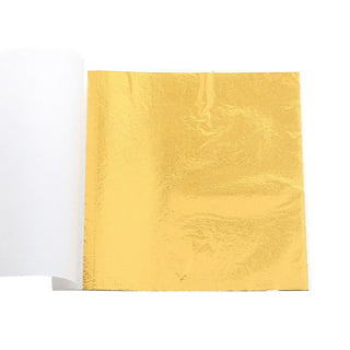 Gold Leaf Foil Sheet Champagne Gold Leaf Paper 3.3 x 3.1inch for Art  Decoration, Sculpture, Painting, Pack of 100