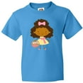 thumbnail image 3 of Inktastic Easter African American Girl Youth T-Shirt, 3 of 5