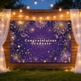 thumbnail image 3 of Graduation Decorations 2026 - 188x82 Inch Congrats Grad Banner, Large Class of 2026 Photo Backdrop for Graduation Party, High School and College Grad Decor and Supplies, 3 of 3