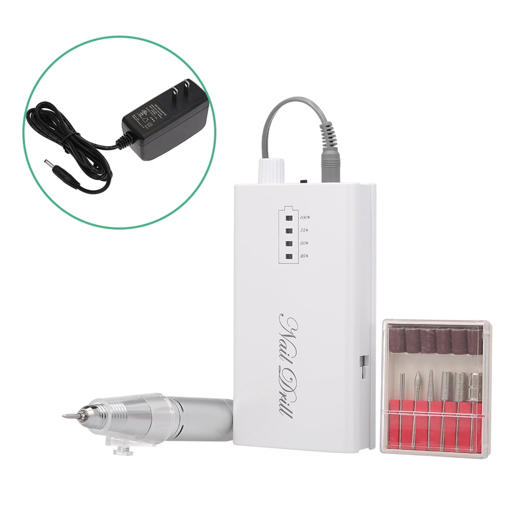 Rechargeable Nail Drill Machine Kit Electric Nail Polisher Set Cordless Portable Manicure Set Optional / Plug Images Rechargeable Nail Drill Machine Kit Electric Nail Polisher Set Cordless Portable Manicure Set Optional / Plug