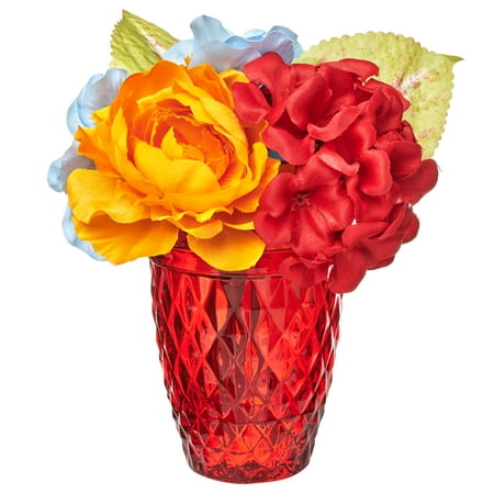 The Pioneer Woman Floral Arrangement, Red, 6" - Walmart.com - Walmart.com
