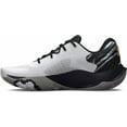 thumbnail image 2 of Under Armour Unisex UA Spawn 4 Basketball Shoe White/Black/Metallic Gold - 3025345-100, 2 of 5