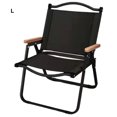 thumbnail image 3 of pitrice Carbon Steel Outdoor Camping Chair For Long-lasting Foldable And Easy To Store Making Convenient black Large size, 3 of 6