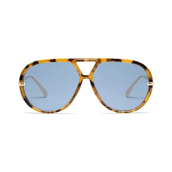 Trendy Polarized Aviator Sunglasses for Women Men Retro Oversized Round Sunglasses Vintage Shield Shades VL9798