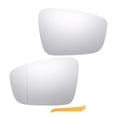 thumbnail image 1 of Reemplazo de vidrio del espejo retrovisor izquierdo y derecho calefaccionado, vidrio blanco con respaldo, adecuado para Volkswagen Jetta, 1 of 6