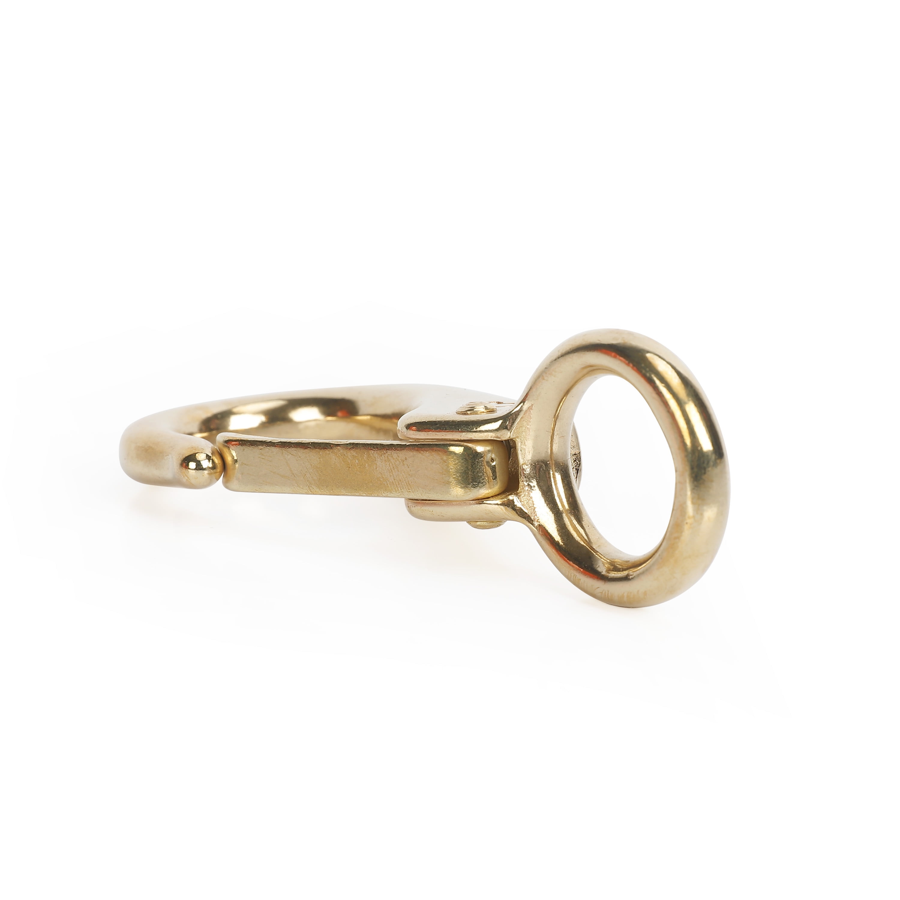 (2 pack) Ozark Trail 0.75-inch Brass Fixed Eye Boat Spring Snap Hook