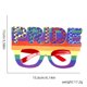 thumbnail image 5 of Sonducket Gafas de fiesta temáticas, accesorios divertidos para fotos, decoración, amor, orgullo, carnaval, Iris, gafas de cristal, accesorios, Cuadrícula de letras 10Conjunto, 5 of 6