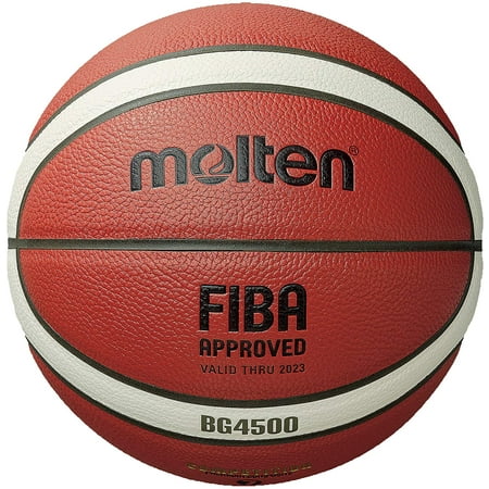 Molten BG Series Composite Basketball, FIBA Approved - BG4500, Size 7, 2- Tone (B7G4500)