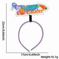 thumbnail image 4 of Easter Headband Easter Bunny Ears Headband Easter Party Decoration Easter Birthday Party Favors for Kids Adults Gifts, 4 of 10