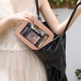 thumbnail image 4 of Set de bolsas de maquillaje FFPaw Travel, funda transparente, neceser, rosa, 4 of 7