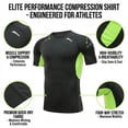 thumbnail image 5 of alpinario Men's Compression T-Shirt Moisture Wicking Breathable Short Sleeve Gym Workout High Elastic Dry Fit Baselayer Rash Guard Running Undershirt, 5 of 7
