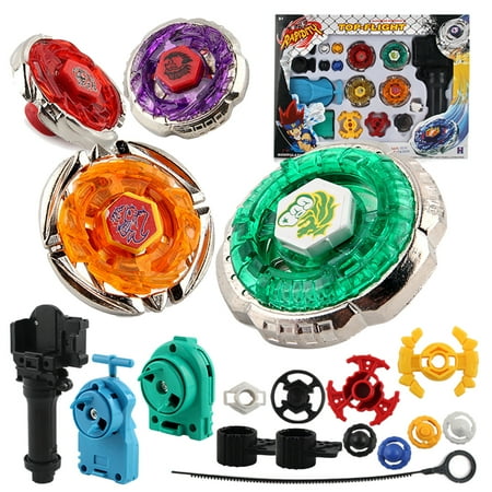 OZS Metal Fusion Starter Set with 4D Launcher Grip Burst Battle Set Gift