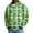 Dark Green, variant on Men's St. Patrick's Day Waffle Knit Pullover Long Sleeve Collared Graphic Shirt
