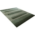 thumbnail image 4 of Rugsotic Carpets Hand Knotted Wool Area Rug 6'7''x9'10'' Green Contemporary Rectangle Indoor Rug for Living Room, Bedroom Antimicrobial L0B904, 4 of 8