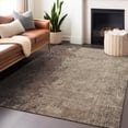 thumbnail image 6 of HomeRoots 625329 9 x 12 ft. Chocolate & Taupe Abstract Washable Transitional Indoor & Outdoor Rectangle Area Rug, 6 of 9