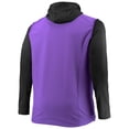 thumbnail image 3 of Men's Dunbrooke Purple/Black Minnesota Vikings Big & Tall Alpha Full-Zip Hoodie Jacket, 3 of 4