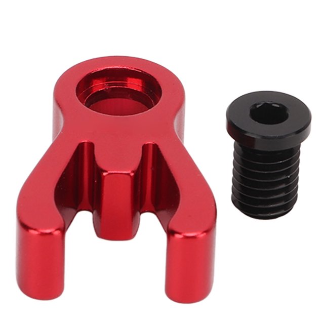 Bicycle Stem Catcher, Electroplated Exquisite Bicycle Front Tube Fixing Buckle Aluminium Alloy For Outdoor Red