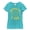 Tahiti Blue, variant on Girl's Marvel Captain Marvel Actually Can Quote Graphic Tee Red Medium