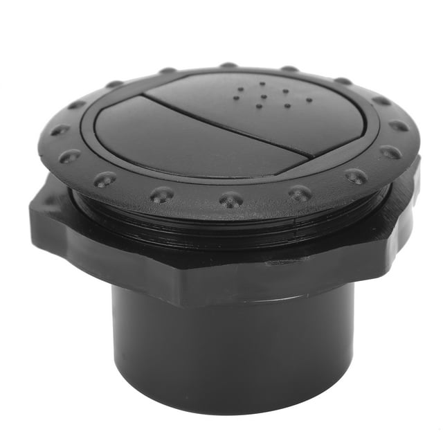 A/C Outlet, Professional Round Ventilation Practical For RVs For Cars For Boats For Buses Black,Gray