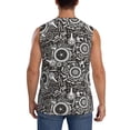 thumbnail image 4 of Balery Bicycles Parts Camisetas sin mangas para hombre, absorbe la humedad y protege contra el mal olor.-3X-Large, 4 of 7