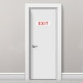 thumbnail image 5 of Uxcell 9"x3" señal de salida adhesiva de acrílico para puerta, cartel de montaje en pared blanco, 5 of 5