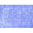 thumbnail image 1 of Ahgly Company Machine Washable Indoor Rectangle Oriental Blue Industrial Area Rugs, 4' x 6', 1 of 4
