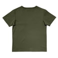 thumbnail image 5 of Yifymode Men's U Neck Short Sleeve Shirt, Tie Detail Pocket Design Casual Sports Style Top Army Green L, 5 of 6