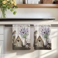thumbnail image 7 of Vintage Flowers Kitchen Towels Set of 4, Wooden Birds Retro Art Farmhouse Absorbent Dish Towels for Kitchen, Microfiber Hand Towel, Quick Drying Tea Towel for Cleaning Decorative Dishcloths, 7 of 7