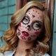 thumbnail image 2 of Waterproof Sweat Deads Day Masquerade Funny Makeup Temporary Sticker Halloween Face Tattoo Sticker #17, 2 of 2