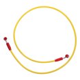 thumbnail image 1 of MOVTOTOP 1Set Motorcycle Brake Pipe Steel Wire Rubber Yellow Pressure Resistance For Diy Modification Improved Braking, 1 of 7