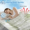 thumbnail image 3 of Sage Green Ombre Cooling Blanket, Lightweight Breathable Summer Throw Blanket with Double Sided Cold Effect,Vintage Shabby Abstract Plaid Art Picnic Beach Blankets Bed Sheet for Hot Sleepers 60"x80", 3 of 8
