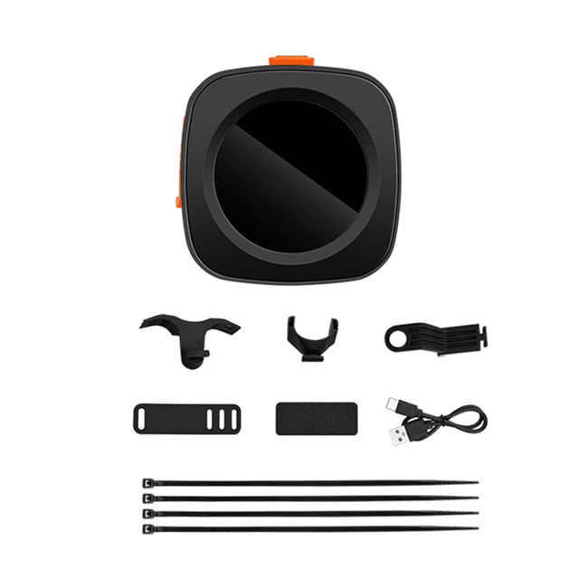 Devil's Eye Lamp Motorcycle Electric Bicycle Rear Light Rear Mirror Modification APP Contro Eye LED Dynamic Atmosphere,A,1 * Devil Eye Light