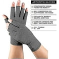 thumbnail image 4 of Gants d'Arthrite, Gants de compression pour Soulagement de la Douleur, Rhumatoïde, Ostéoarthrite et Tunnel Carpien, Sans Doigts, 4 of 5