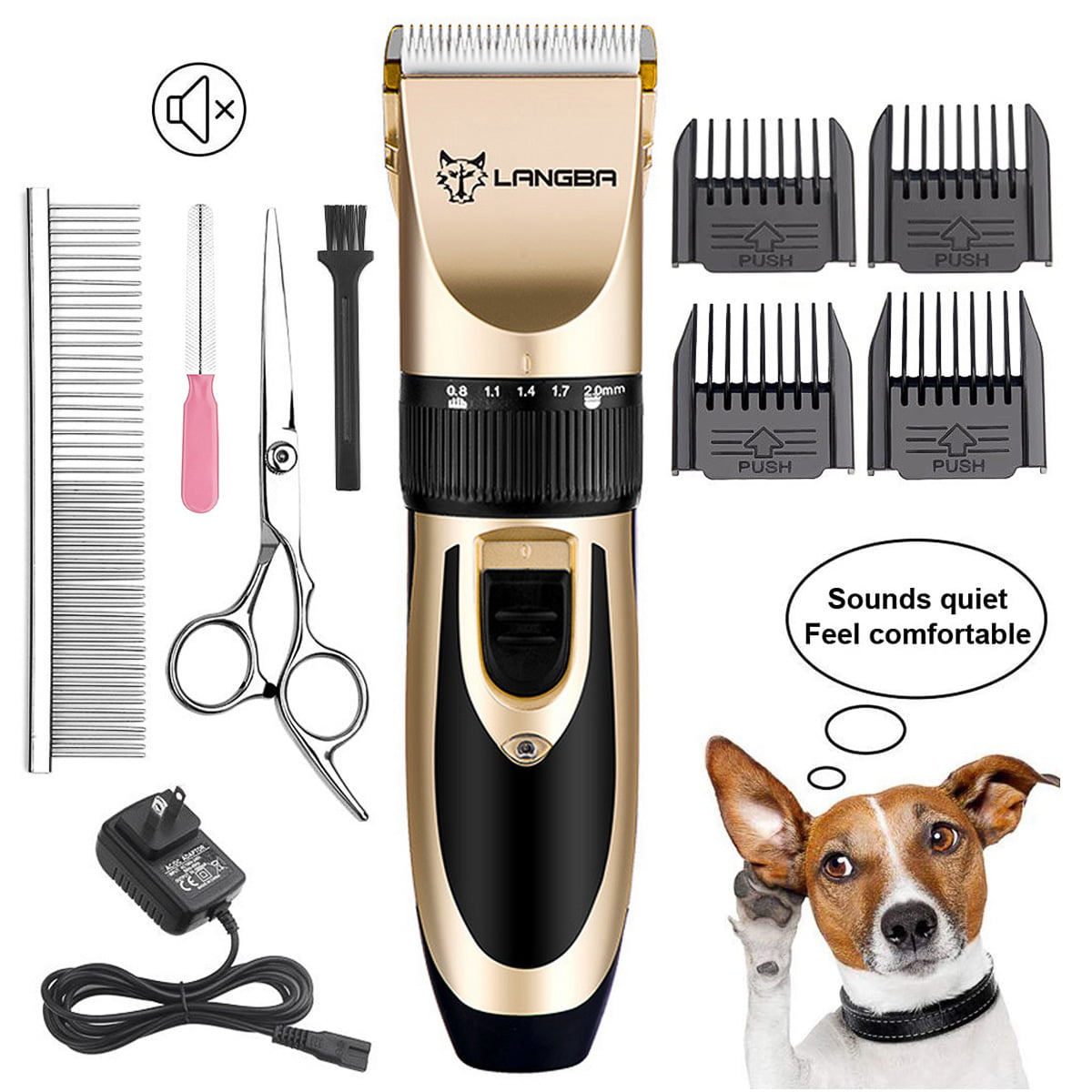 Dog Clippers, Upgraded Dog Grooming Clippers Dog Hair