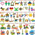 Kids Toys Interlocking Learning Set, Building Kits Stem Construction Sets 300 Pcs