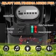 thumbnail image 3 of Funcid 24V Kids ATV, Ride on Toys for Toddlers with 2 Speeds, 4 Wheeler Electric Car, Ride on Car with Storage Spaces, Spring Suspension, Bluetooth Music, LED Lights, Black, 3 of 8