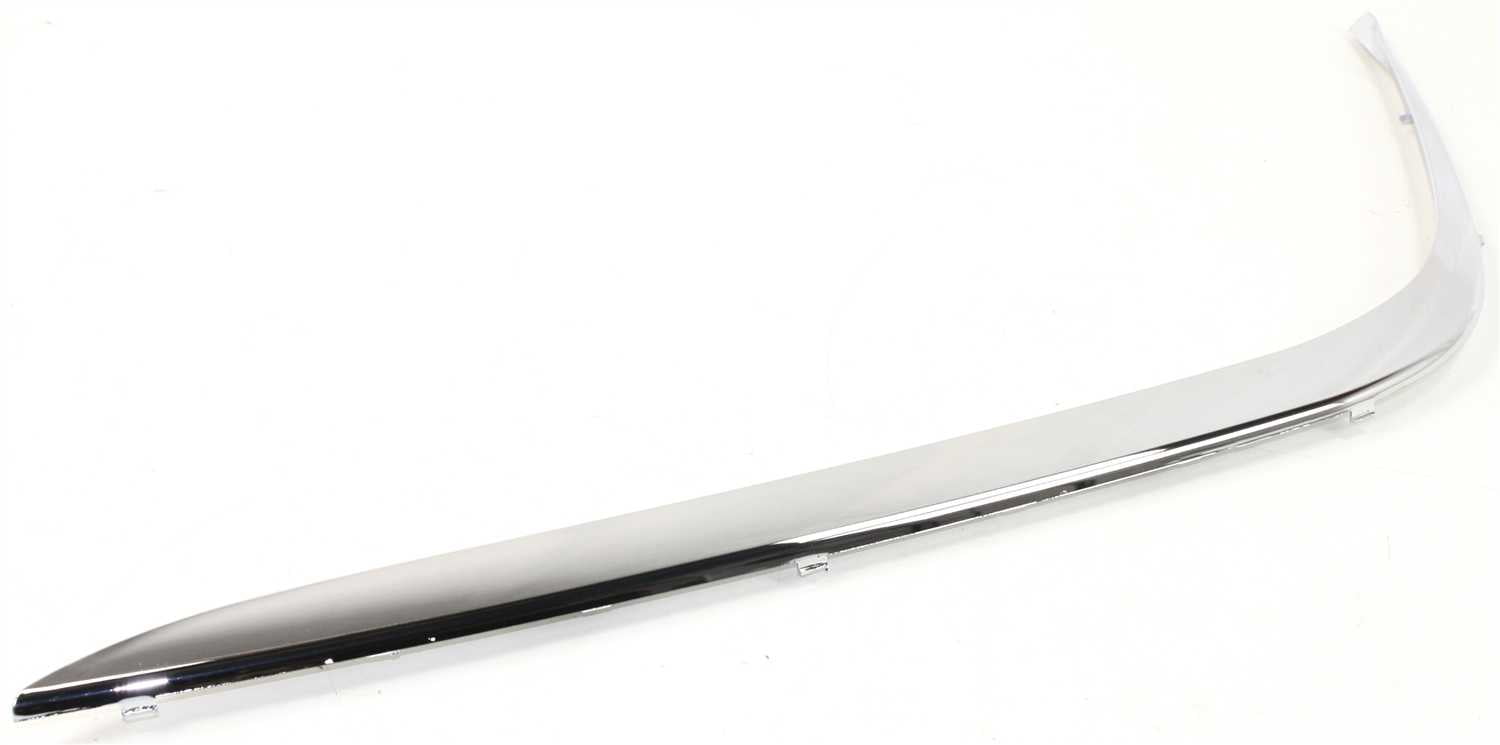 Bumper Trim Compatible With 1995-2001 BMW 750iL 1995, 1997-2001 740i Front, Left Driver Side, Outer Chrome