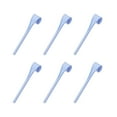 thumbnail image 2 of serony Lot de 6 Pailles en Silicone Réutilisables Détachables Boisson Gazeuse Boisson Ouvrable à Pression Portables Voyage Fête Accessoires Bleu, 2 of 9