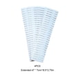 thumbnail image 2 of Paquete de 4 cajones organizador divisor tablero de partición ajustable hogar escritorio artículos diversos almacenamiento de ropa interior Almacenamiento y organización del hogar Azul 47x7cm Ounissouiy HA067892-06, 2 of 6