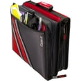 thumbnail image 6 of Case-it Z-Binder Two-in-One 1.5-Inch D-Ring Zipper Binders, Red, 6 of 8