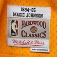 thumbnail image 3 of Magic Johnson Los Angeles Lakers Mitchell & Ness 1984-85 Hardwood Classics Swingman Jersey - Gold, 3 of 7