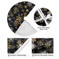 thumbnail image 2 of Ryvnso Christmas Tree Skirt Golden Snowflakes Xmas Tree Skirts Ornament Home Decorations 47.2", 2 of 6