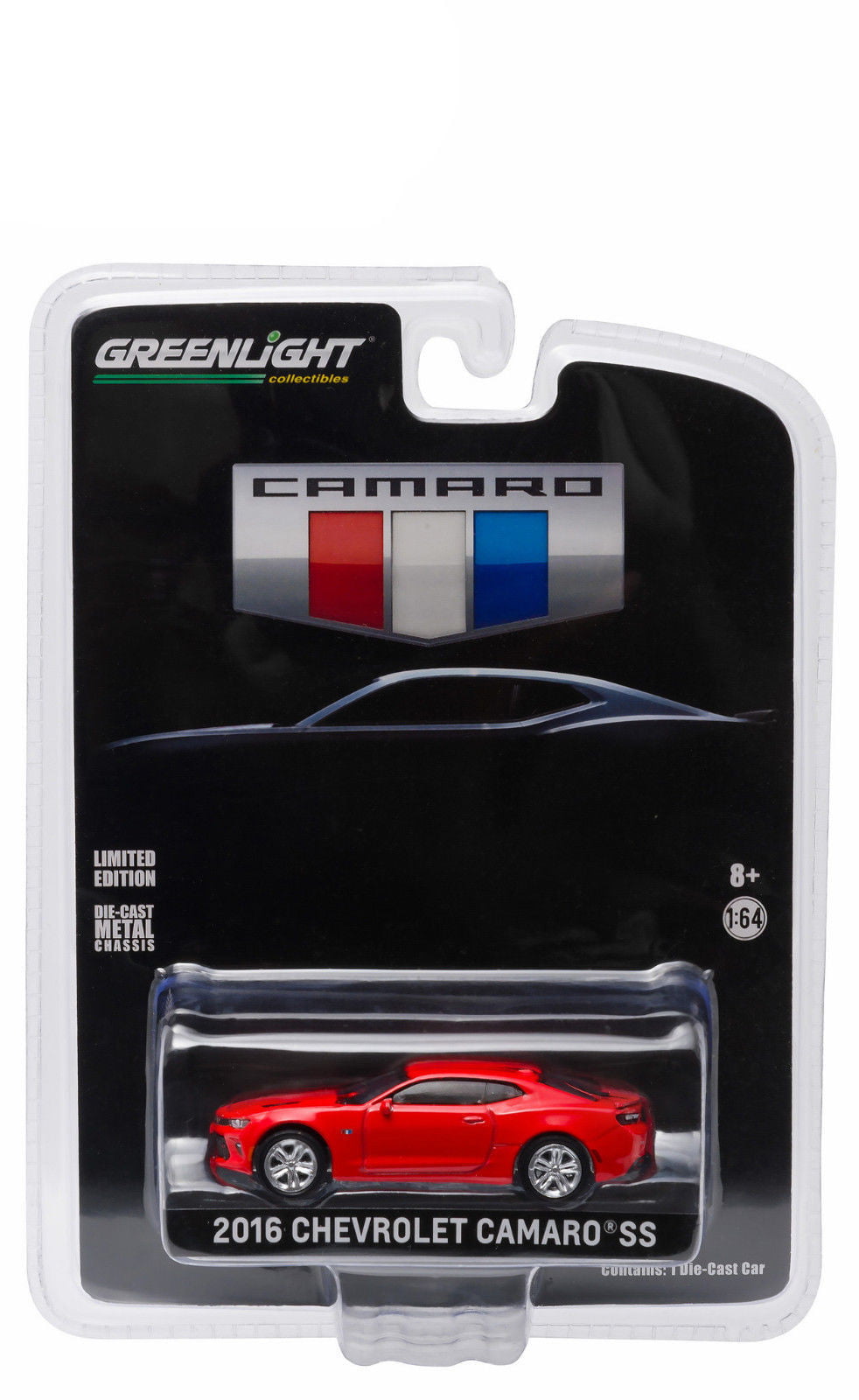 GREENLIGHT 2016 CHEVROLET CAMARO SS RED ALL NEW UNVEILING EDITION 1/64 CAR 29861 