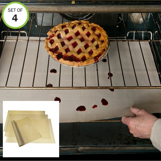 Evelots Oven LinerExtra LargeNon Stick FiberglassReusable400