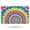 Pink and Yellow Tie Dye Pattern, variant on Orange and Blue Tie Dye Pattern Non Slip Microfiber Bathroom Rugs, Soft Rubber Backing Bath Mats for Bathroom Floor Tub and Shower,17"x27"